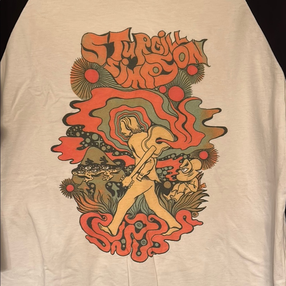 Sturgill Simpson 3/4 sleeve shirt size medium